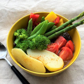 旬の野菜をいっぱい食べよう! カレーホットサラダ
