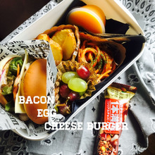 腹ペコ男子も満足!「ハンバーガー?弁当」