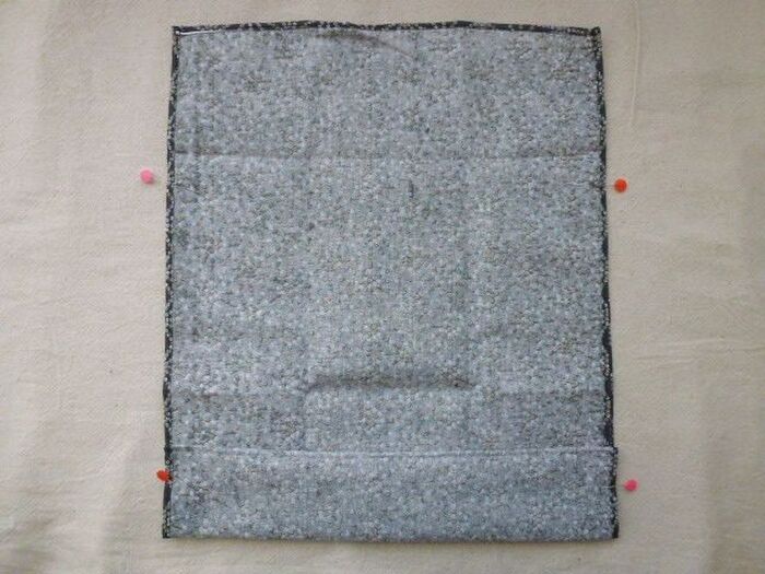 てぬぐいを半分に折る