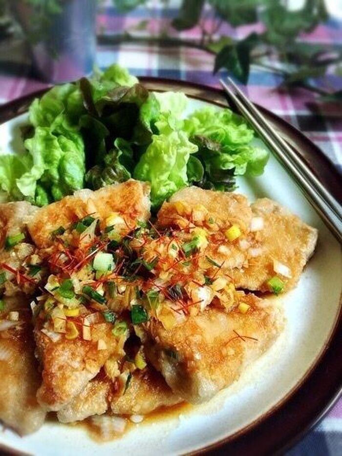 男子喜ぶがっつりご飯!油淋魚?でお魚離れ解消♪