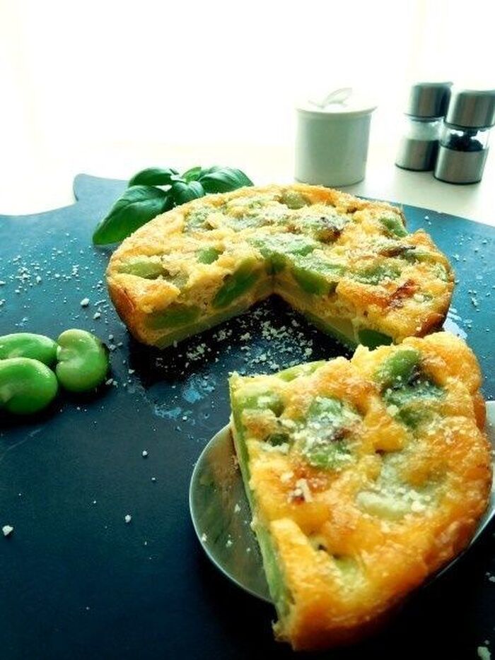 旬の野菜でイタリア風卵焼き!そら豆と新じゃがのフリッタータ