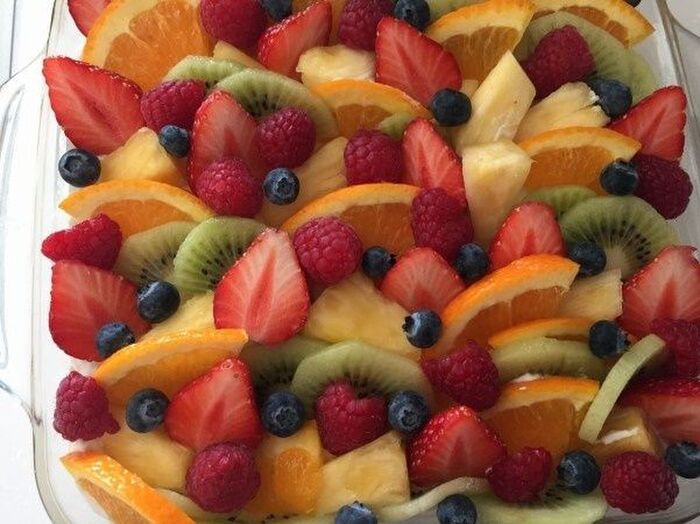 ⑥dの材料でゼリーを作り仕上げる