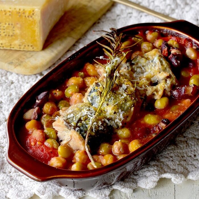 包丁も火も不要♥缶詰レシピ♥鯖・豆・トマト・チーズ焼き♥トースター【*超簡単 *魚のおかず】