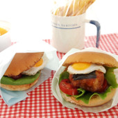 簡単!お弁当に「照り焼きチキンバーガー弁当」
