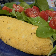 バニラビーンズの甘い香りがヤバうま~♪ ふわとろオムレツ