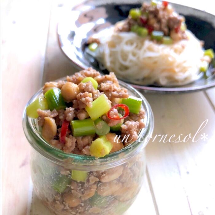 今、話題‼疲労回復でアレンジ色々☆にんにくの芽de蒼蠅頭(ツァンイントゥ)