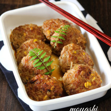 もやしでかさまし!ヘルシーもやしバーグ。