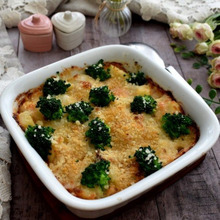カルシウムもばっちり!鮭の中骨缶とジャガイモのクリームグラタン