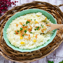 【超時短・リアル3分クッキング】食べたい時にすぐできる♡お家にあるもので濃厚コクうまリゾット