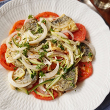 さっぱり爽やか!アジと夏野菜のマリネ