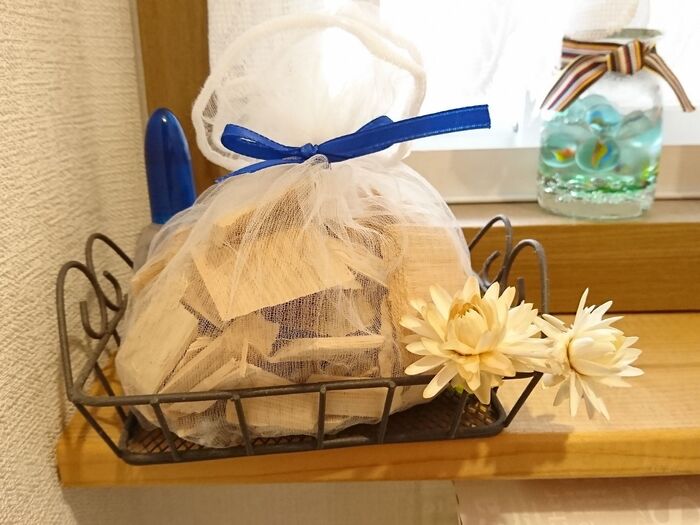 消臭・除菌・湿気対策に優れてるヒノキチップを使って☆美味しい空気
