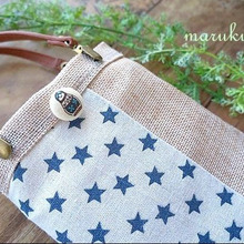 セリア100均のランチョンマットでミニバッグ♪