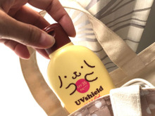 持ち歩きはこれ1本♪ポムポムプリンの虫よけ×日やけ止め