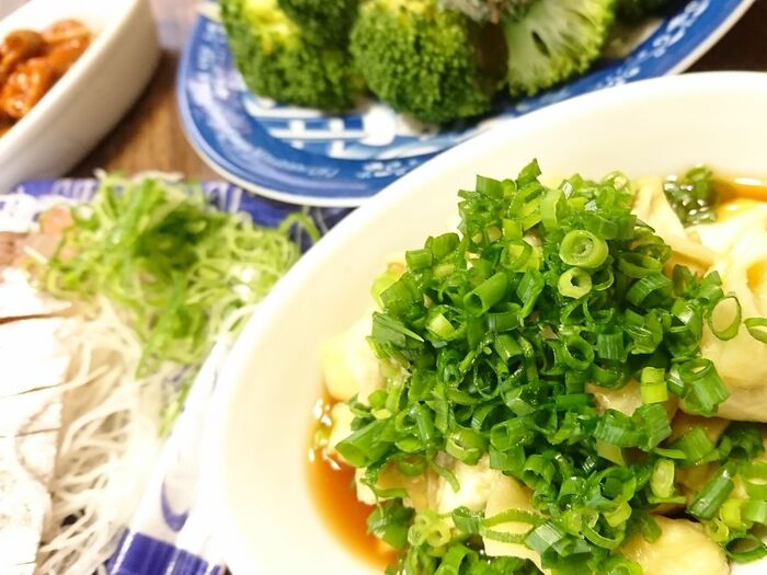 ねぎまみれ茄子ポン酢