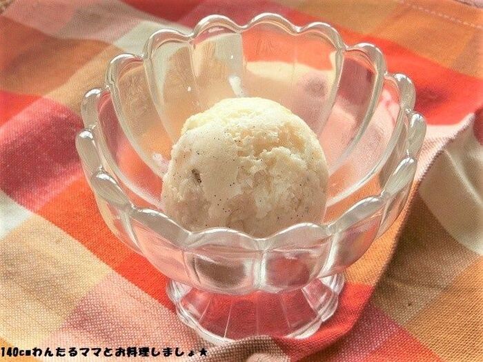 ジッパー袋で簡単★豆腐ジェラート