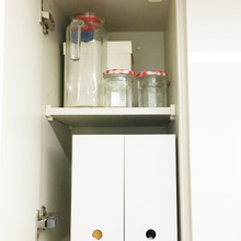 【吊戸棚の収納】にも使える無印良品グッズ