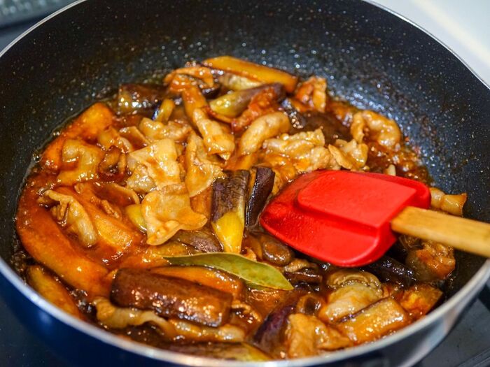 煮込んだ5分後