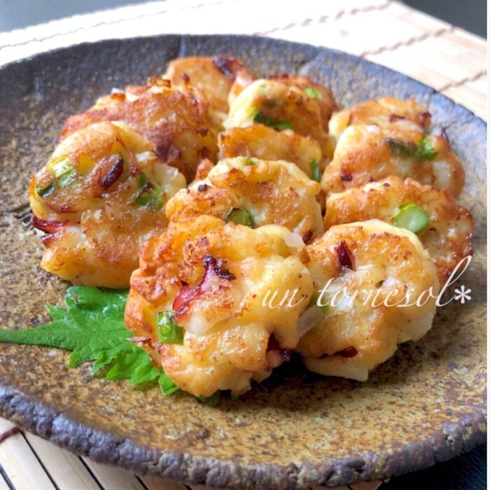 滋養強壮に‼おつまみにぴったり❤タコアスパラボール揚げ