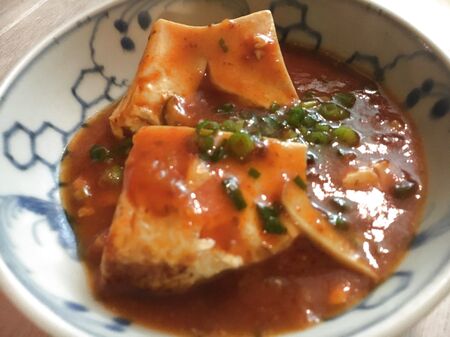 10分で早旨&完結!豆腐のミートソース煮込み