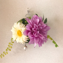 お手軽❣️こけ玉をリースにしてみました♬