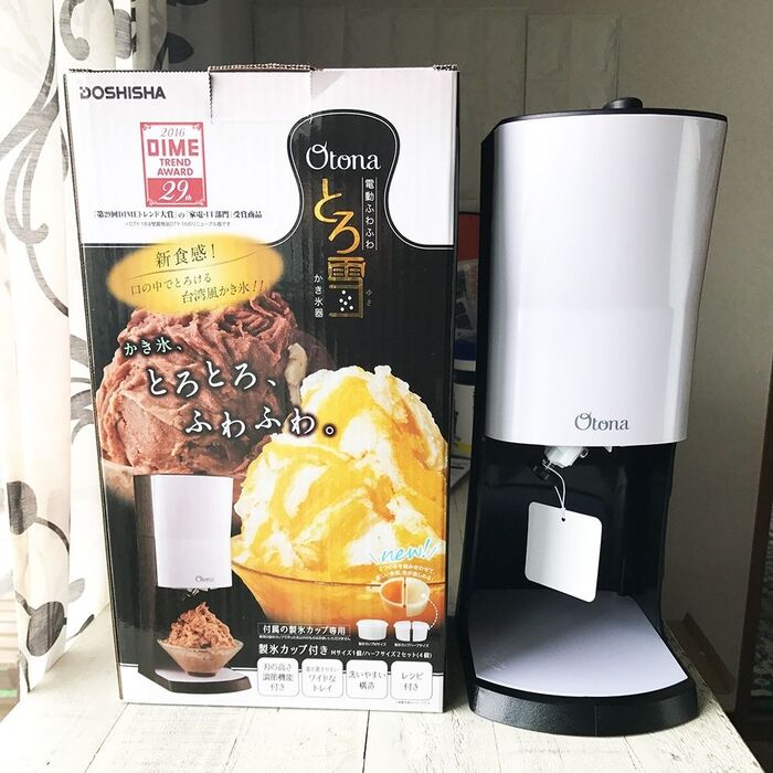 噂の♥ふわふわ♥とろとろ♥かき氷 マシーン買ってみた!