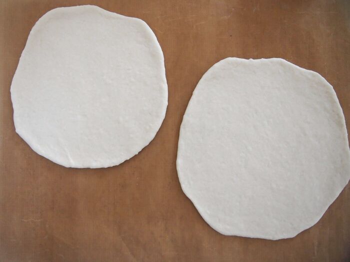 ⑦200℃のオーブンで6~7分焼きます