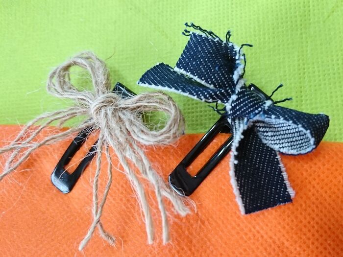 端切れで可愛いピン♡材料は100均商品♪