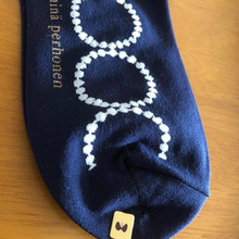 ミナペルホネン♪靴下を束ねる金具で作った物なんでしょう?