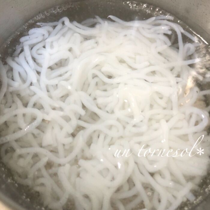 ☆糸こんにゃくの下処理☆