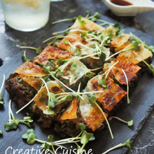 材料3つ★短時10分★玉子焼き用のフライパンで手早く作れる楽チン♪焼きニラ餃子