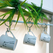 突っ張り棒で簡単❗️カフェ風コップ収納☕️