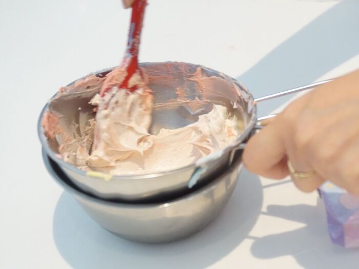 先生のデモンストレーション  「クリーム」