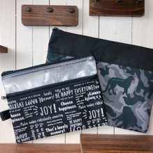 スマホ&タブレットにも★使えるセリアのファスナーケース★