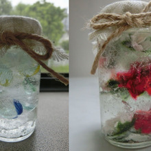 芳香剤にもなる♪ オイルを使わない幻想的な風水ハーバリウム