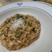 混ぜてレンチンしただけなのにウマっ♪ 海苔の佃煮リゾット