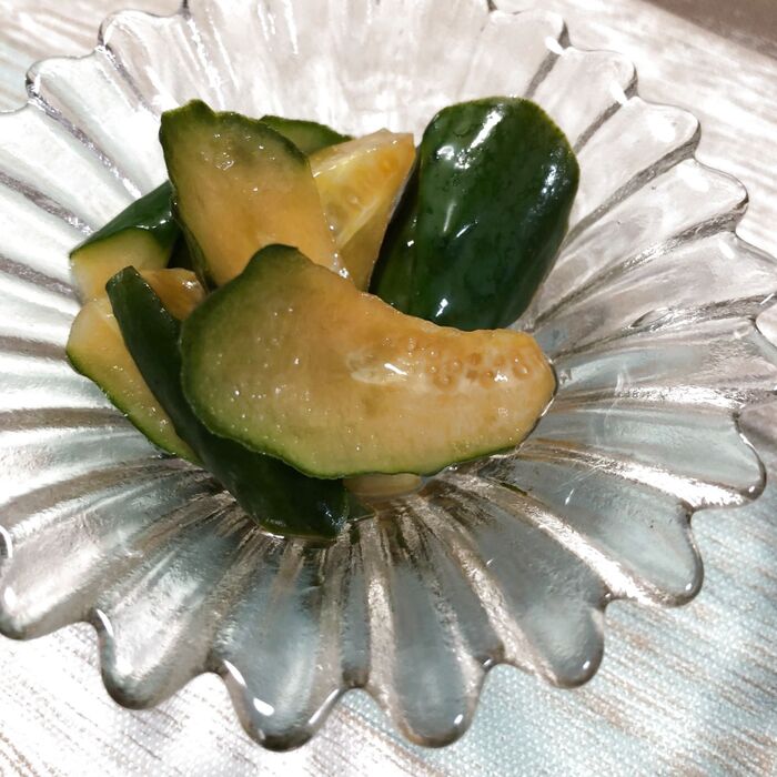 餃子のたれが余ったら、、?調理時間5分のきゅうり漬け