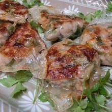 もっちり&カリパリ♪ ライスペーパーと豚こまでひとくち餃子