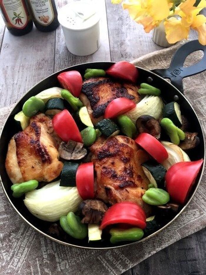 パリッと柔らかな!ヨーグルト味噌風味のグリルチキン