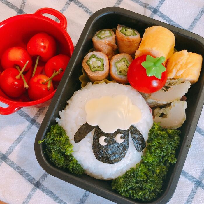 簡単‼️可愛い‼️自己満足度高め❤️ひつじのショーン弁当