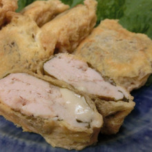 パン粉・油不使用☆ 鶏むねでめちゃウマ♪ チーズ入りチキンカツ