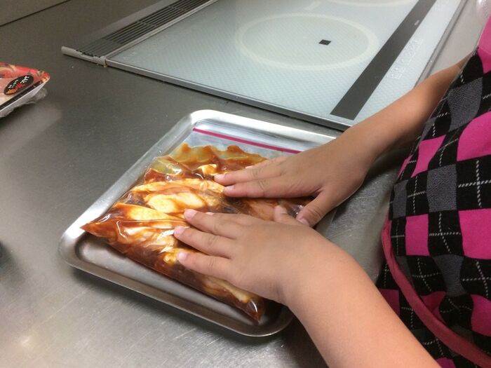 平らに保存するのがコツ