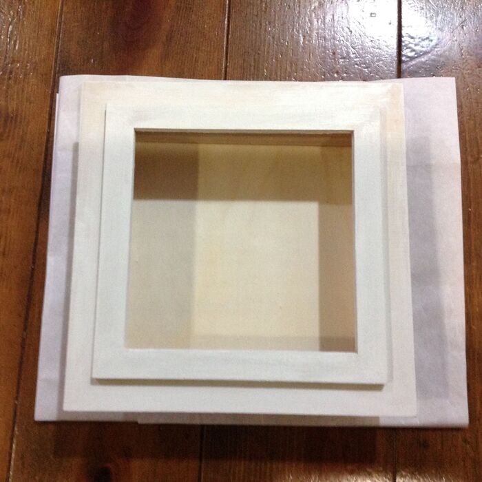 アクリル絵具でペイントします