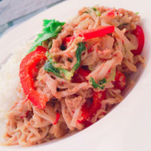 夏に食べたいスピードエスニック料理!カニカマDEプーパッポンカリー☆