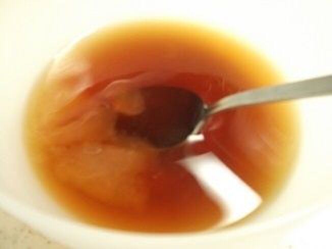 ふやかしたゼラチン投入