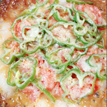 フライパンで作る簡単ヘルシー『和風お餅ピザ』