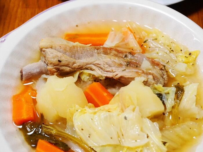 アレンジレシピ③スペアリブのポトフ