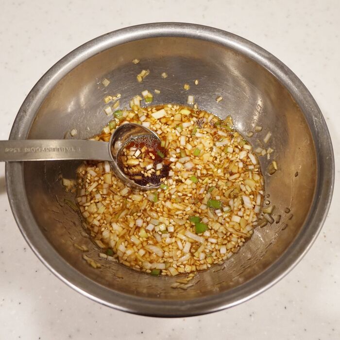 香味だれを作ります。