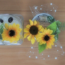 空き瓶の「蓋とガラス部分」を使って、、、、2パターンのフラワーインテリアができました!