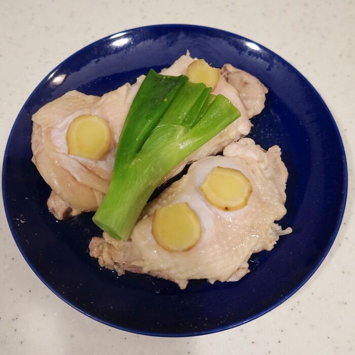 レンジで裏表しっかりと加熱します。