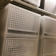 毎日着る部屋着、下着は畳まず放り込み収納。